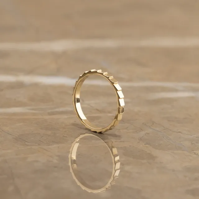 Sisi Copenhagen Axelle ring massiv 9 kt guld