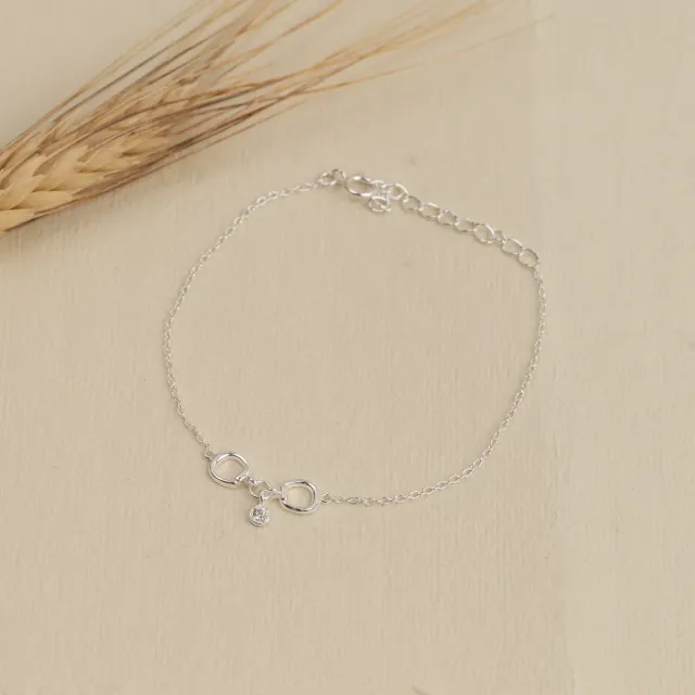Sisi Copenhagen Sigge armbånd sølv 16+4 cm zirkon
