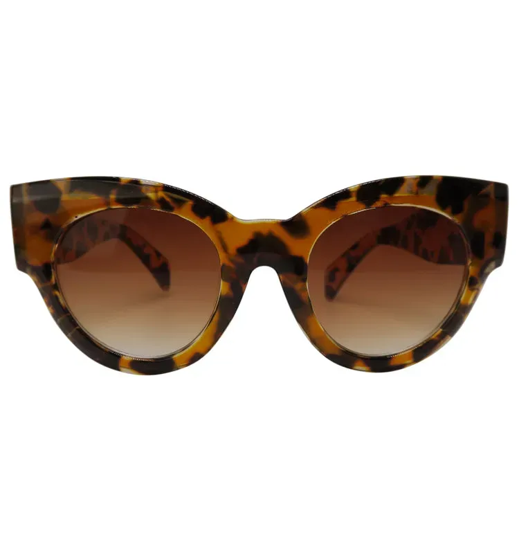 Wos Up Britt solbriller brun tortoise